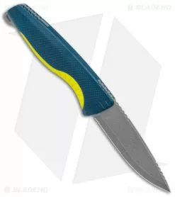 SOG Aegis FX Fixed Blade Knife Indigo Blue/Acid Yellow GRN (3.6" Stonewash) 7 SOG Aegis FX Fixed Blade Knife Indigo Blue/Acid Yellow GRN (3.6" Stonewash) -Avokelavavat Sales Store SOG Aegis Fx Indigo Acid Yellow BHQ 145912 jr spine