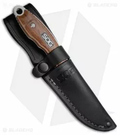 SOG Huntspoint Skinning Fixed Blade Knife Wood (3.6" Satin) HT012L -Avokelavavat Sales Store SOG Huntspoint Skinning Wood HT012L BHQ 15206 jr sheath