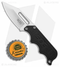 SOG Instinct Fixed Blade Knife Black G-10 (2.3" Satin) NB1012 -Avokelavavat Sales Store SOG Instinct Fixed Blade Black G 10 Satin BHQ 28203 jr bottlecap