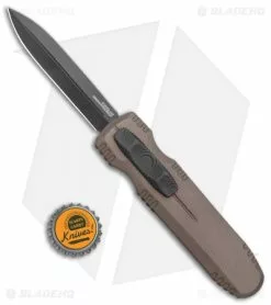 SOG Knives Pentagon OTF Automatic Knife FDE Dagger (3.8" Black) -Avokelavavat Sales Store SOG Knives Pentagon OTF Auto FDE Dagger Black BHQ 120700 jr bottlecap