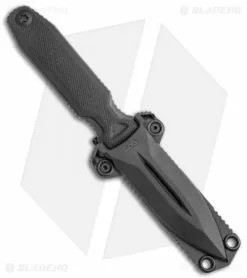 SOG Pentagon FX Covert Fixed Blade Knife Blackout (3.5" Black) -Avokelavavat Sales Store SOG Pentagon FX Covert Blackout Black 17 61 03 57 BHQ 119267 jr sheath