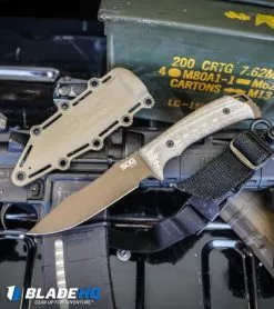 SOG Pillar Limited Fixed Blade Canvas Micarta (5" Bronze Cerakote) -Avokelavavat Sales Store SOG Pillar Limited Fixed Blade Canvas Micarta Bronze Cerakote BHQ 94232 kp gun web
