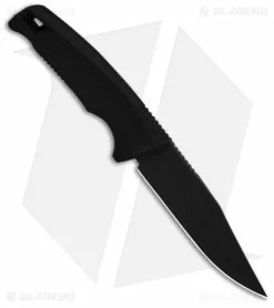 SOG Recondo FX Fixed Blade Knife Black GRN/Rubber (4.6" Black Ti Ni) -Avokelavavat Sales Store SOG Recondo FX FXB Black GRN Rubber 2in Blk Ti NI BHQ 140877 td spine