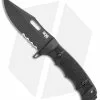 SOG Seal FX Fixed Blade Knife Black GRN Clip Point (4.3" Black Serr)