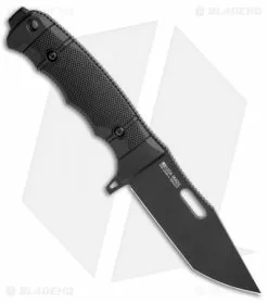 SOG Seal FX Tanto Fixed Blade Knife Black GRN (4.3" Black) 7 SOG Seal FX Tanto Fixed Blade Knife Black GRN (4.3" Black) -Avokelavavat Sales Store SOG Seal FX Fixed blade black GRN Tanto Black BHQ 99507 jr spine