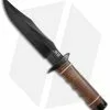 SOG Super SOG Bowie Fixed Blade Knife Leather (7.5" Black) SB1T-L -Avokelavavat Sales Store SOG Super SOG Leather Black SOGSB1TL BHQ 67158 jr