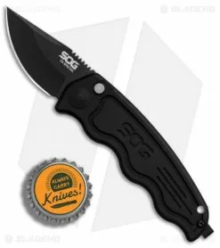 SOG-TAC California Special Automatic Knife (1.9" Black) ST-14 9 SOG-TAC California Special Automatic Knife (1.9" Black) ST-14 -Avokelavavat Sales Store SOG TAC California Special black BHQ 80605 er bottlecap