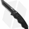 SOG-TAC Tanto Automatic Knife Black Aluminum (3.5" Black Serr) ST-04