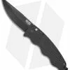 SOG Tac Ops Automatic Knife Black Canvas Micarta (3.5" S35VN Black) -Avokelavavat Sales Store SOG Tac Ops Auto Black Canvas Micarta Black TO1011 BX BHQ 52251 jr