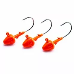 SvartZonker Jig Head Short 4/0 Fluo Orange 3kpl