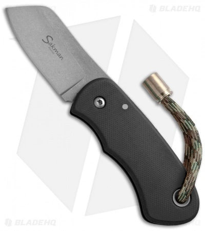 Sakman Chappy Friction Lock Knife Black G-10 (2.1" Stonewash) 3 Sakman Chappy Friction Lock Knife Black G-10 (2.1" Stonewash)