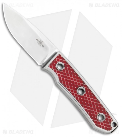 Jurgen Schanz Schanz Custom Integral Fixed Blade Knife Red C-Tek (3.13" Satin) 3 Jurgen Schanz Schanz Custom Integral Fixed Blade Knife Red C-Tek (3.13" Satin)