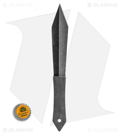 Schrade 3 Piece 10" Throwing Knife Set W/ Nylon Sheath (Black Stonewash) SCTK3CP 5 Schrade 3 Piece 10" Throwing Knife Set W/ Nylon Sheath (Black Stonewash) SCTK3CP - Image 3