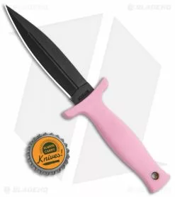 Schrade Compact Boot Knife S/E Fixed Blade Pink (3.5" Black) SCHF19PF -Avokelavavat Sales Store Schrade Compact Boot SE Pink Black SCHF19PF BHQ 21987 jr bottlecap