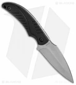 Schrade SCHF66 Full Tang Fixed Blade Knife Black (3" Satin) -Avokelavavat Sales Store Schrade Full Tang Blk SCHF66 BHQ 67909 jr side