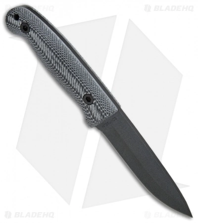 Schrade Large Frontier Fixed Blade W/ Ferro Rod (4.3" Black SW) SCHF56LM 4 Schrade Large Frontier Fixed Blade W/ Ferro Rod (4.3" Black SW) SCHF56LM - Image 2