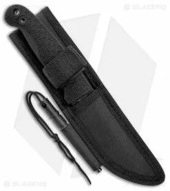 Schrade Large Frontier Fixed Blade Black TPE (4.3" Black) SCHF56L -Avokelavavat Sales Store Schrade Large Frontier black TPE black SCHF56L BHQ 62038 er sheath