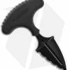 Schrade SCHF50 Mini Push Dagger Fixed Blade Knife (1.5" Black Serr)