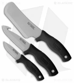 Schrade Old Timer Hunter's Pack Fixed Blade Combo - Set Of 3