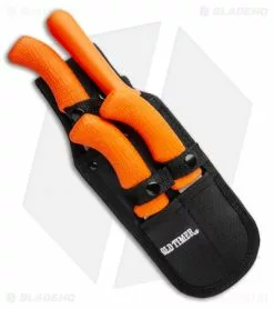 Schrade Old Timer Blaze 3-Piece Hunting Knife Set + Sharpening Rod -Avokelavavat Sales Store Schrade Ot Blaze 3 Pc Tpe 1130052 BHQ 114790 LS Guthook Fillet Sheath