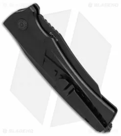 Schrade SC90 Automatic Knife Black Aluminum (3.25" Black) SC90B 7 Schrade SC90 Automatic Knife Black Aluminum (3.25" Black) SC90B -Avokelavavat Sales Store Schrade SC90 Auto black aluminum black BHQ 34171 er side