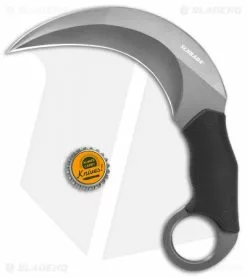 Schrade Shasta Mc'Nasty Karambit Fixed Blade Knife (5.5" Gray) -Avokelavavat Sales Store Schrade Shasta McNasty karambit gray BHQ 61894 jr bottlecap