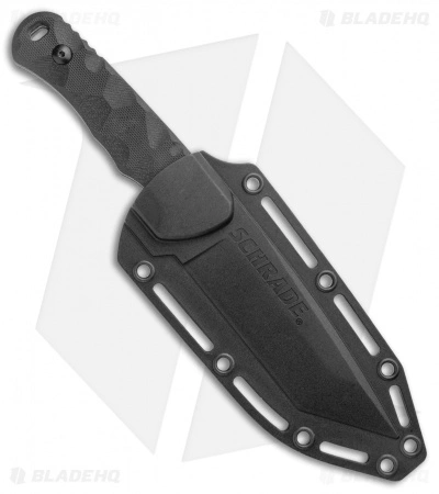 Schrade Regime Tanto Fixed Blade Knife Black G-10 (4" Black AUS-8) 5 Schrade Regime Tanto Fixed Blade Knife Black G-10 (4" Black AUS-8) - Image 3