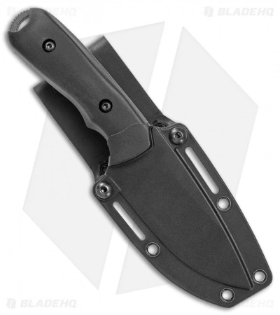 Schrade Mini Frontier Fixed Blade Knife Black Grivory (3.5" Black) 4 Schrade Mini Frontier Fixed Blade Knife Black Grivory (3.5" Black) - Image 2
