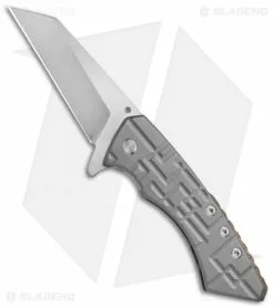 Sergey Rogovets Knives Model 15 Flipper Titanium Knife (3.875" Satin)