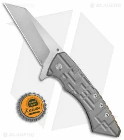 Sergey Rogovets Knives Model 15 Flipper Titanium Knife (3.875" Satin) -Avokelavavat Sales Store Sergey Rogovets Model 15 Ti Satin BHQ 27759 jr bottlecap