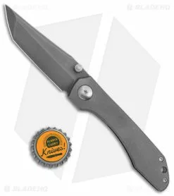 Simeon Custom Knives ThumbTo Frame Lock Knife Titanium (3.4" Smoke) -Avokelavavat Sales Store Simeon Custom Knives ThumbTo Ti FL Smoke BHQ 147528 jr bottlecap