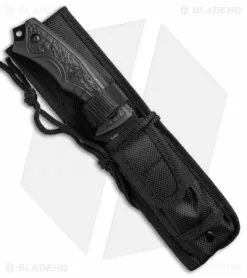 Smith & Wesson SWF6 Fixed Blade Knife Black (4.375" Black) -Avokelavavat Sales Store Smith Wesson Fixed Black Black SWF6 BHQ 67520 jr sheath