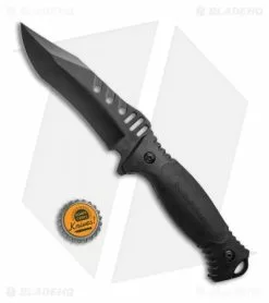 Smith & Wesson SWF611 Fixed Blade Knife Black G-10 (4.75" Black) -Avokelavavat Sales Store Smith Wesson Fixed Black G 10 Black SWF611 BHQ 67522 jr bottlecap
