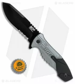Smith & Wesson M&P Fixed Blade Knife Aluminum/Rubber (4" Black Serr) SWMPF2BS 7 Smith & Wesson M&P Fixed Blade Knife Aluminum/Rubber (4" Black Serr) SWMPF2BS -Avokelavavat Sales Store Smith Wesson MP aluminum rubber black serr SWMPF2BS BHQ 68959 er size
