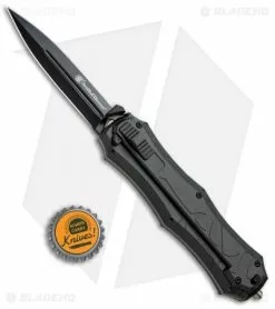 Smith & Wesson M&P OTF Assist Finger Actuator Spear Point Knife (3.2" Black) -Avokelavavat Sales Store Smith Wesson OTF Assist Finger Actuator Spear Point Black SWOTF9B BHQ 67476 jr bottlecap 2