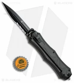 Smith & Wesson OTF Assist Finger Actuator Spear Point Knife (3.5" Black Serr) 15 Smith & Wesson OTF Assist Finger Actuator Spear Point Knife (3.5" Black Serr) -Avokelavavat Sales Store Smith Wesson OTF Assist Finger Actuator Spear Point Black Serr SWOTF9BS BHQ 67475 jr bottlecap 2