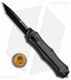 Smith & Wesson M&P OTF Assist Finger Actuator Tanto Knife (3.2" Black) -Avokelavavat Sales Store Smith Wesson OTF Assist Finger Actuator Tanto Black SWOTF9TB BHQ 67477 jr bottlecap 2