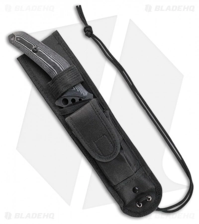 Smith & Wesson Small Fang Strike Fixed Blade Knife Gray Micarta (5.75" Gray) 4 Smith & Wesson Small Fang Strike Fixed Blade Knife Gray Micarta (5.75" Gray) - Image 2