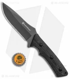 Smith & Wesson Fixed Blade Knife Black G-10 (4.3" Gray) SWF1LCP -Avokelavavat Sales Store Smith and Wesson Fixed Blade Black G 10 Gray SWF1LCP BHQ 91395 jr bottlecap