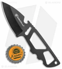 Smith & Wesson M&P Shield Fixed Blade Neck Knife And Tool (2.5" Black) SW991 -Avokelavavat Sales Store Smith and Wesson MP Shield Neck Knife Tool Black SW991 BHQ 78832 jr bottlecap