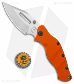Sniper Bladeworks LPC Frame Lock Knife Orange G-10/SW Ti (3.5" Satin) -Avokelavavat Sales Store Sniper Bladeworks LPC FL Orange G 10 Satin BHQ 143898 jr bottlecap