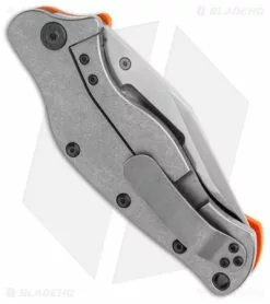 Sniper Bladeworks LPC Frame Lock Knife Orange G-10/SW Ti (3.5" Satin) -Avokelavavat Sales Store Sniper Bladeworks LPC FL Orange G 10 Satin BHQ 143898 jr side