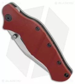 Sniper Bladeworks LPC Frame Lock Knife Red G-10/SW Ti (3.5" Satin) 7 Sniper Bladeworks LPC Frame Lock Knife Red G-10/SW Ti (3.5" Satin) -Avokelavavat Sales Store Sniper Bladeworks LPC FL Red G 10 Satin BHQ 143895 jr spine