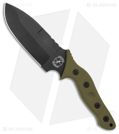 Sniper Bladeworks MAMU Fixed Blade Knife OD Green G-10 (5.5" Black) 3 Sniper Bladeworks MAMU Fixed Blade Knife OD Green G-10 (5.5" Black)