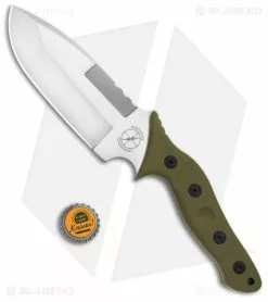 Sniper Bladeworks MAMU Fixed Blade Knife OD Green G-10 (5.5" Satin) -Avokelavavat Sales Store Sniper Bladeworks MAMU Fixed Blade OD Green G 10 Satin BHQ 143946 jr bottlecap