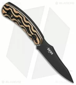 Southern Grind Jackal Pup Fixed Blade Knife Black/Tan G-10 (2.75" Black) -Avokelavavat Sales Store Southern Grind Jackal Pup G 10 Kydex Blk Tan BHQ 49060 jr spine