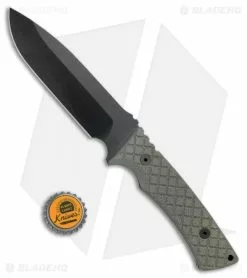 Spartan Blades Damysus Fixed Blade Knife Green Micarta (5.5" Black) SBSL003BKGR -Avokelavavat Sales Store Spartan Blades Damysus Green MIcarta Black SBSL003BKGR BHQ 105922 jr bottlecap