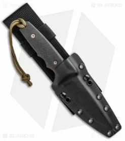 Spartan Blades Harsey TT Fixed Blade Knife Black Micarta (4.5" FDE) -Avokelavavat Sales Store Spartan Blades Harsey TT Black Micarta FDE SB43DEBKKYBK BHQ 91487 jr sheath