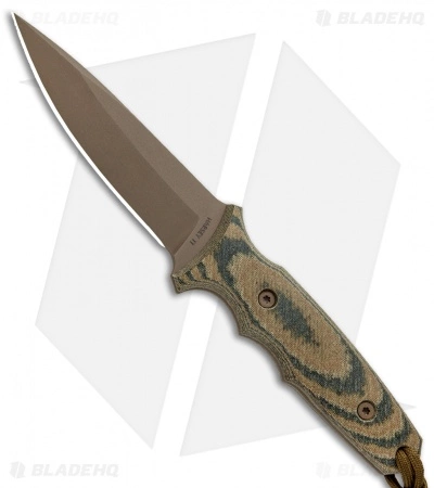 Spartan Blades Harsey TT Fixed Blade Knife Multi-Cam Micarta (4.5" FDE) 3 Spartan Blades Harsey TT Fixed Blade Knife Multi-Cam Micarta (4.5" FDE)