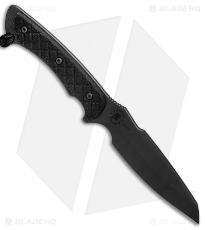 Spartan Blades Hybris Fixed Blade Black Canvas Micarta (5.3" Black) 4 Spartan Blades Hybris Fixed Blade Black Canvas Micarta (5.3" Black) - Image 2